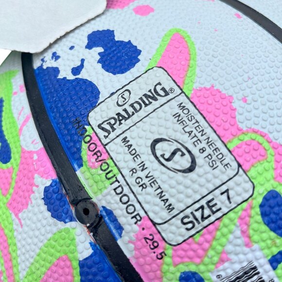 Spalding x Urban Outfitters Size 7 29.5" Graffiti Basketball Great Holiday Gift - Picture 4 of 4